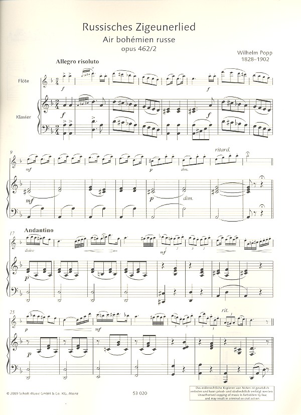 Russisches Zigeunerlied op.462,2