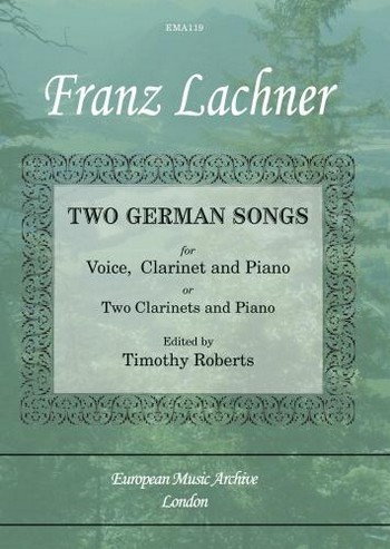 2 German Songs for voice, clarinet and piano