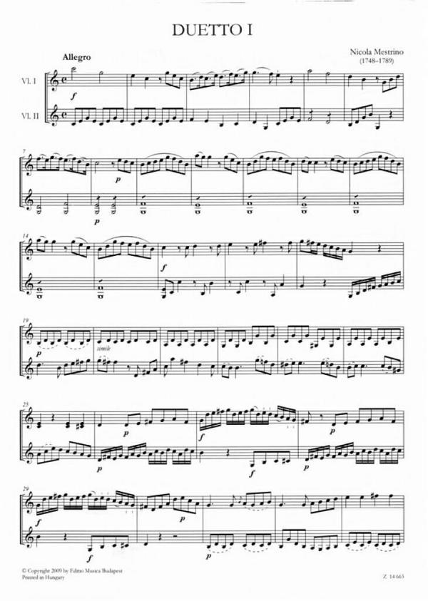 3 Duetti concertanti op.3 für 2 Violinen