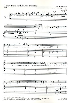 Canticum in nativitatem Domini H393