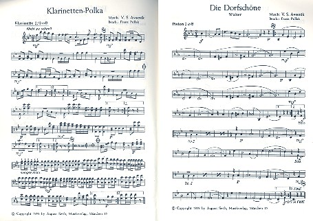 Die Dorfschöne  und  Klarinetten-Polka: