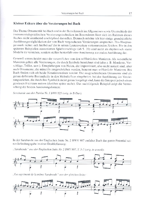 Die Lautenwerke Bachs aus der Sicht des Gitarristen Band 1 Suiten BWV995-996 