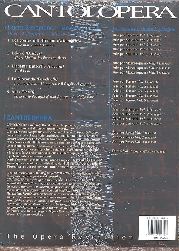 Duets vol.2 (+CD) for soprano,