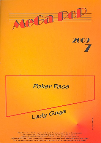 Poker Face: für Klavier (en)