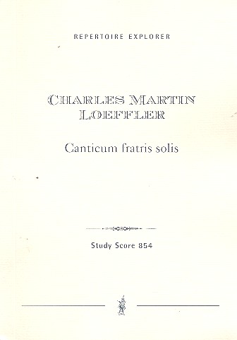 Canticum fratris solis für Gesang und