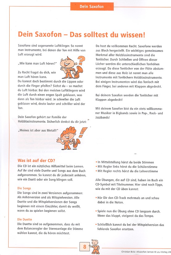 Altsaxofon lernen (+CD) Die Anfängerschule