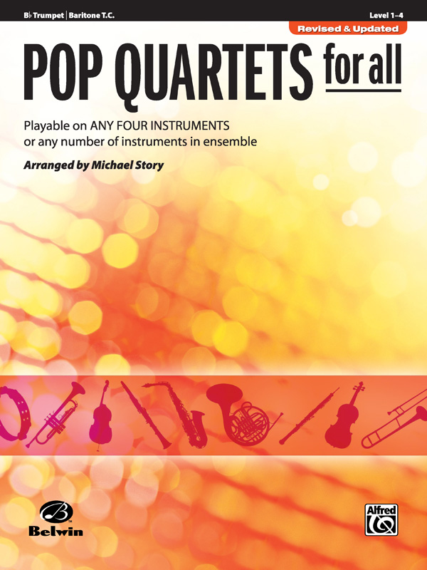 Pop Quartets for all: for 4 instruments