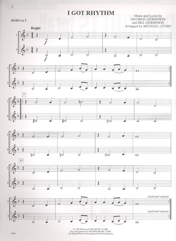 Pop Duets for all: for 2 instruments