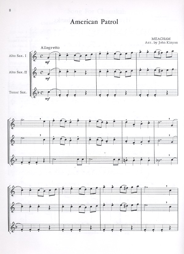 Saxophone Ensembles for young