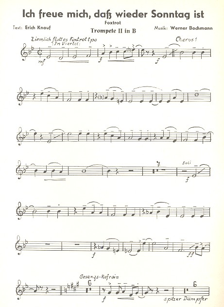 Ich freue mich, daß wieder Sonntag ist  und  Die kleine Stadt 