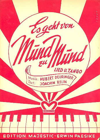 Es geht von Mund zu Mund