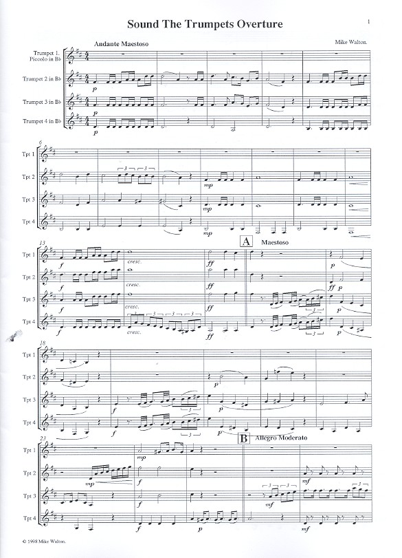 Sound the Trumpets Overture