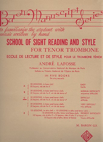 School of Sight Reading and Style vol.C (difficult)