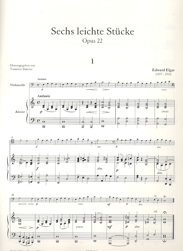 6 leichte Stücke op.22