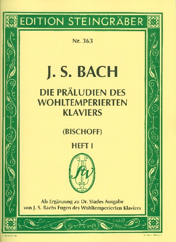 Die Präludien des wohltemperierten Klaviers - Heft 1