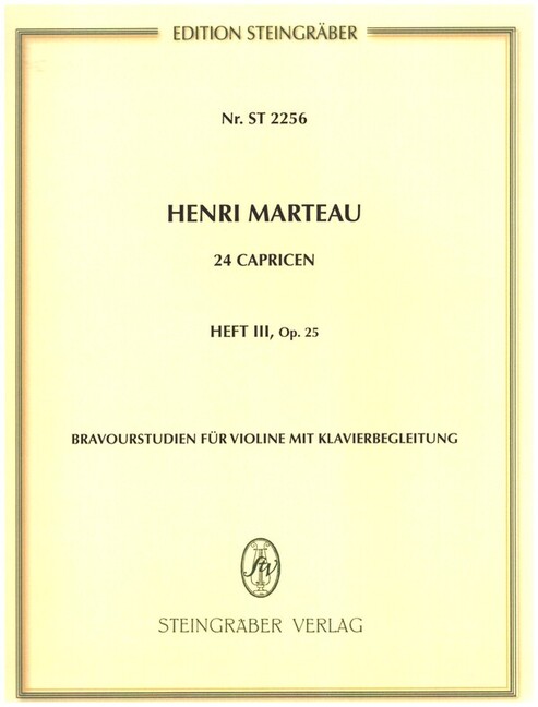 Bravour-Studien aus den Capricen op.25 Heft 3