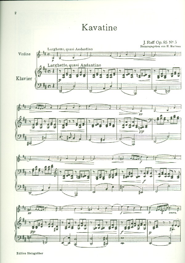 Kavatine op.85, Nr.3