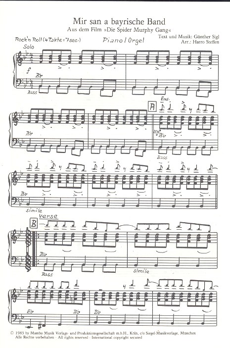 Mir san a bayrische Band  und