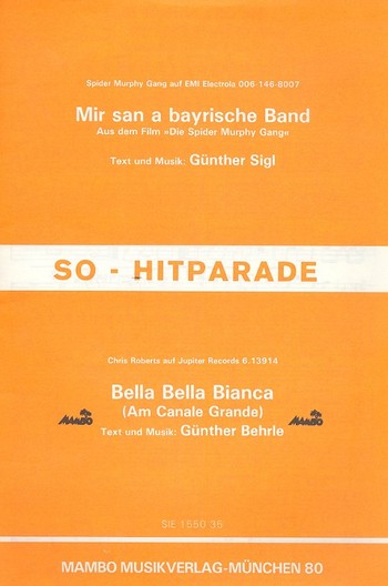 Mir san a bayrische Band   und