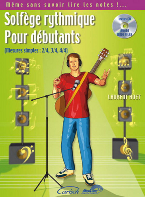 Solfege rythmique pour debutants (+CD-ROM)