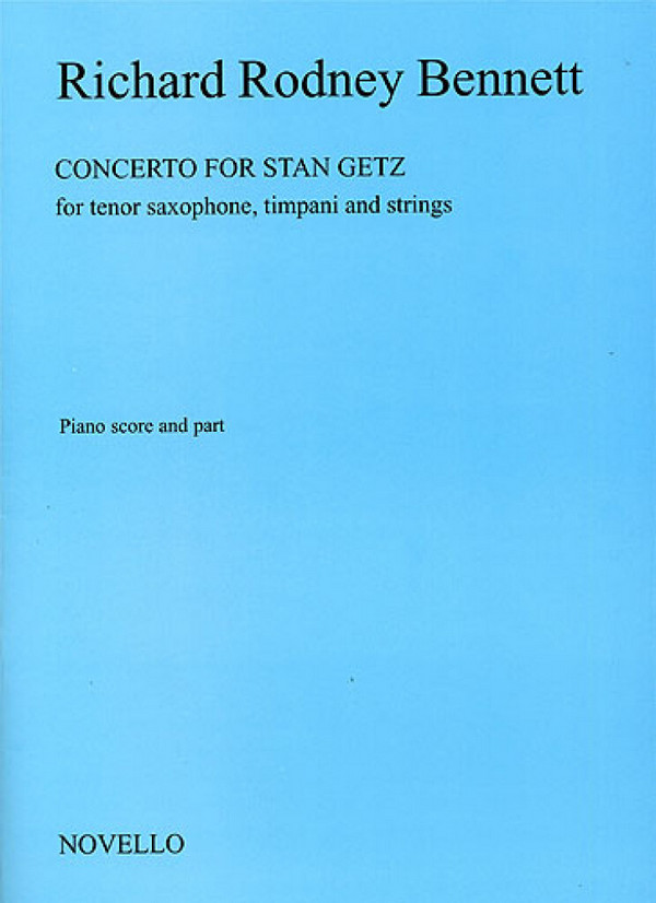 Concerto for Stan Getz for tenor saxophone,