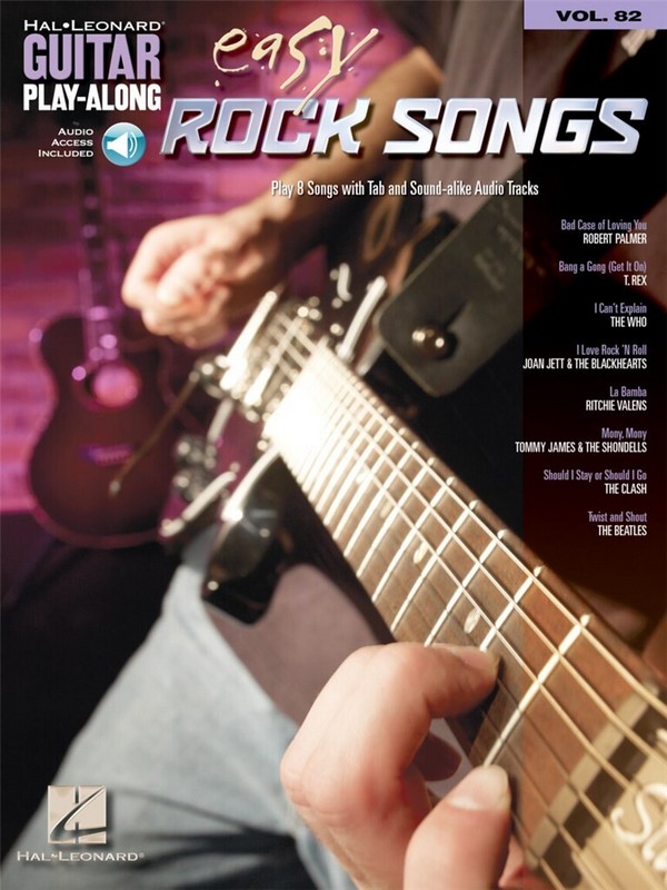 Easy Rock Songs (+CD): guitar playalong vol.82