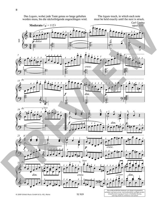 School of Legato and Staccato op.335