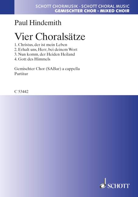 4 Choralsätze