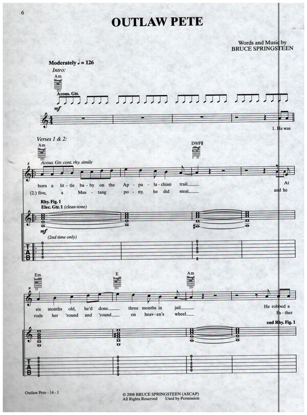 Bruce Springsteen: working on a Dream