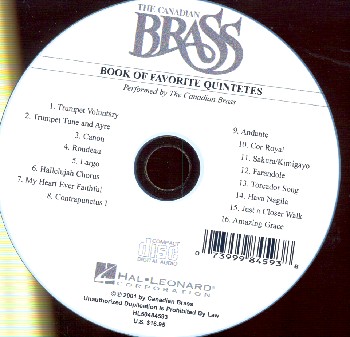 Canadian Brass Book of Favorite Quintets CD