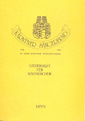 Kärtner Sängerbund Liederheft
