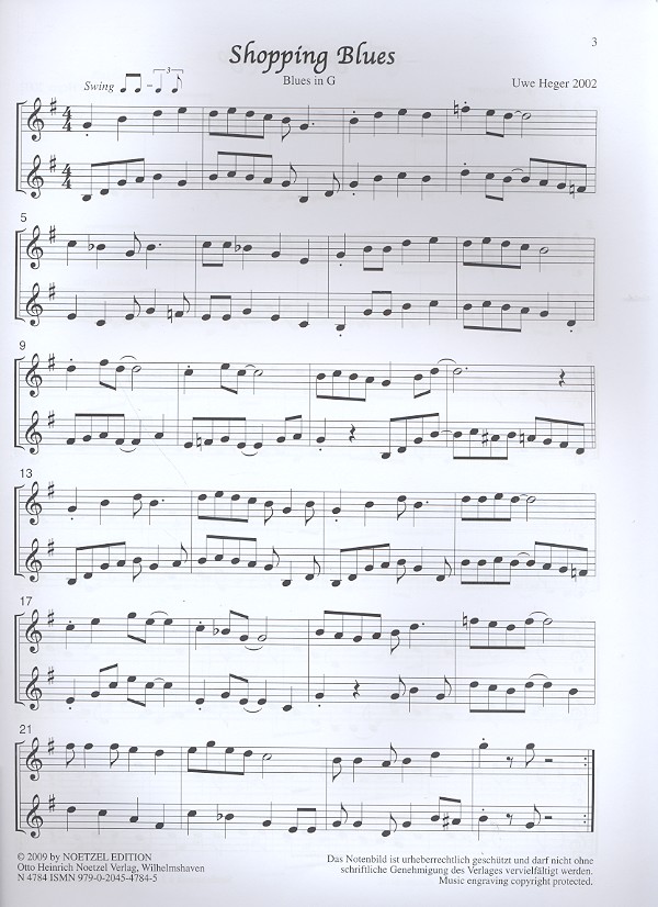 Straßenmusik à 2 Band 1 - Klezmer, Blues, Ragtime und Latin-Folk