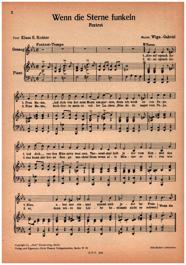 Wenn die Sterne funkeln