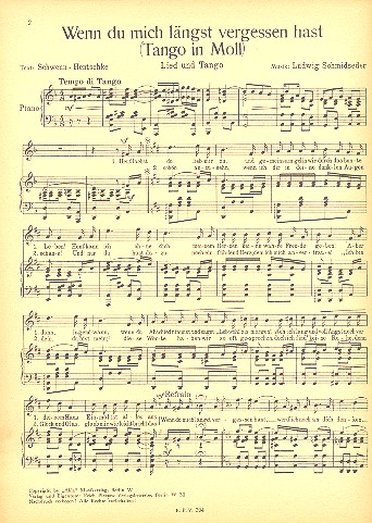 Wenn du mich längst vergessen hast  und