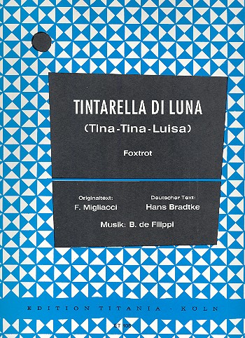 Tintarella di Luna für Klavier