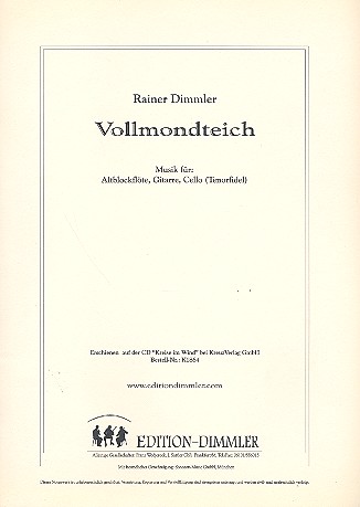 Vollmondteich für Altblockflöte,