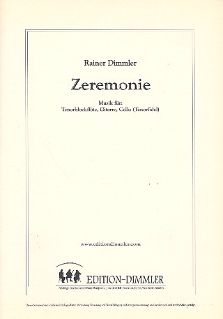 Zeremonie für Tenorblockflöte,