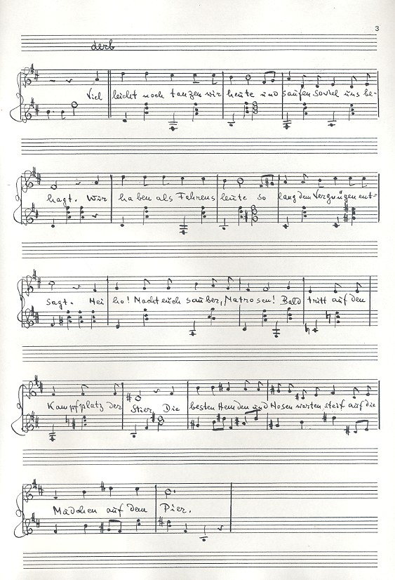 Land in Sicht für Melodieinstrument in C