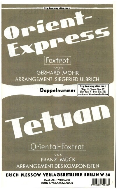 Orient Express  und  Tetuan