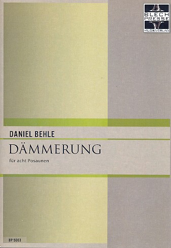Dämmerung für 8 Posaunen