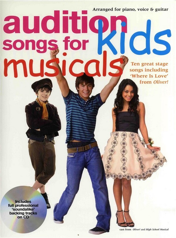 Audition Songs for Kids Musicals (+CD):