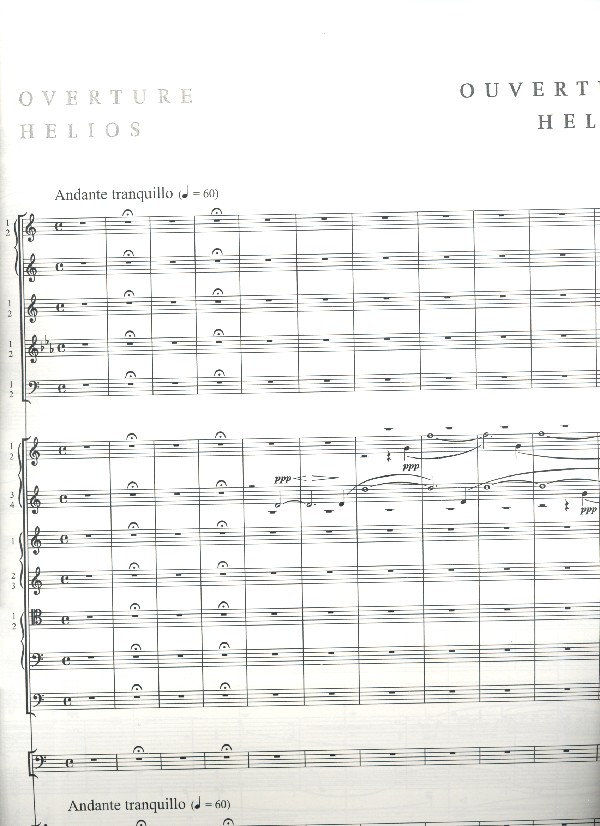 Overture Helios op.17 for orchestra