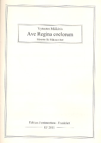 Ave Regina coelorum für Männerchor