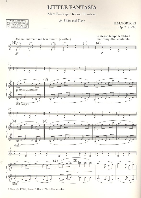 Little Fantasia op. 73