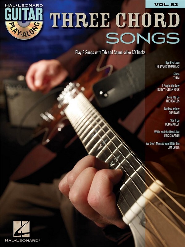 3 Chord Songs (+CD): guitar playalong vol.83