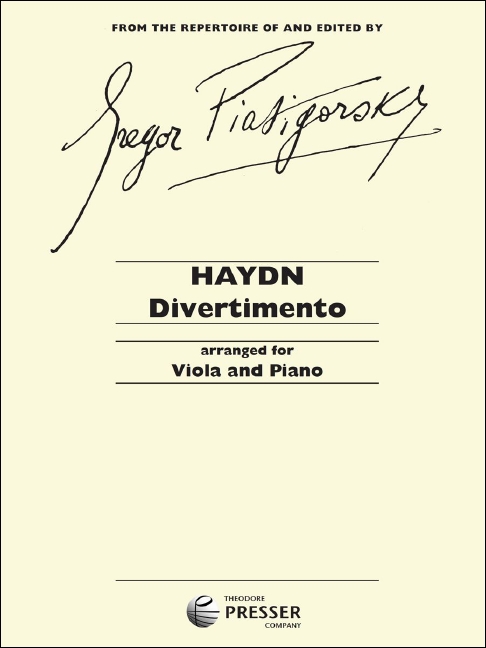 Divertimento for viola and piano