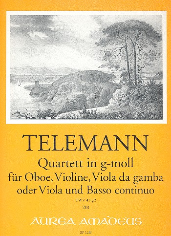Quartett g-Moll für Oboe, Violine, Viola