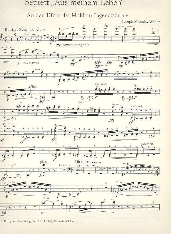 Septett in E-Dur - Aus meinem Leben