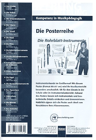 Poster Die Rohrblatt - Instrumente