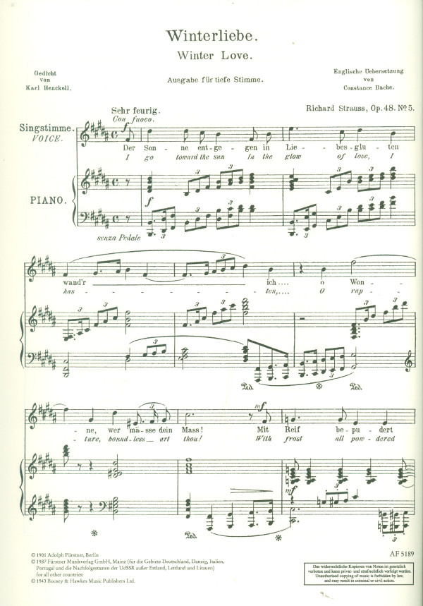 Winterliebe op. 48,5